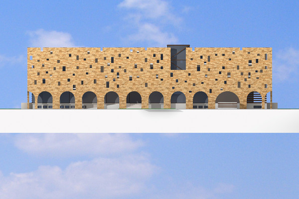 hotel museum 3d model - Hotel and Museum by studiorender